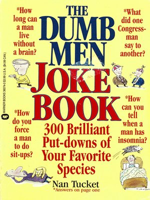 cover image of Dumb Men Joke Book, Volume 1